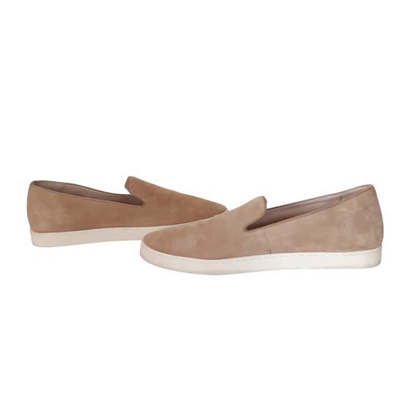 Birdies The Swift Shell Sneakers Sand Genuine Suede Slip On Shoes Womens 10.5 - Picture 7 of 13